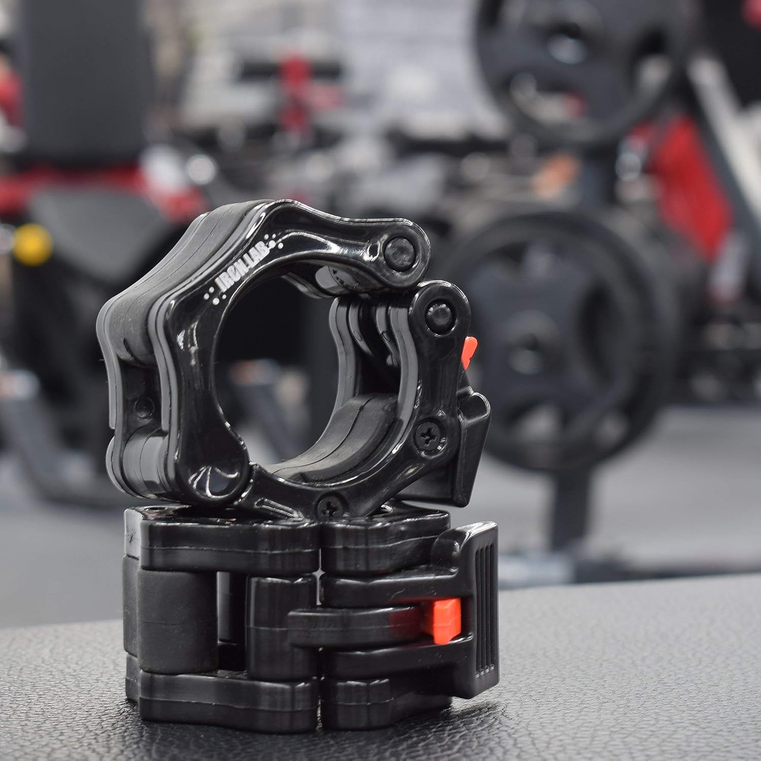 Olympic Barbell Collar Pair of 2" Inch Pro ABS Locking Set of 2 Black Clamps Perfect for Pro Crossfit Strong Lifts and Olympic Training Professional Quality - Image 5