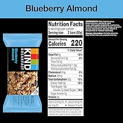 KIND Breakfast Bars, Blueberry Almond, Healthy