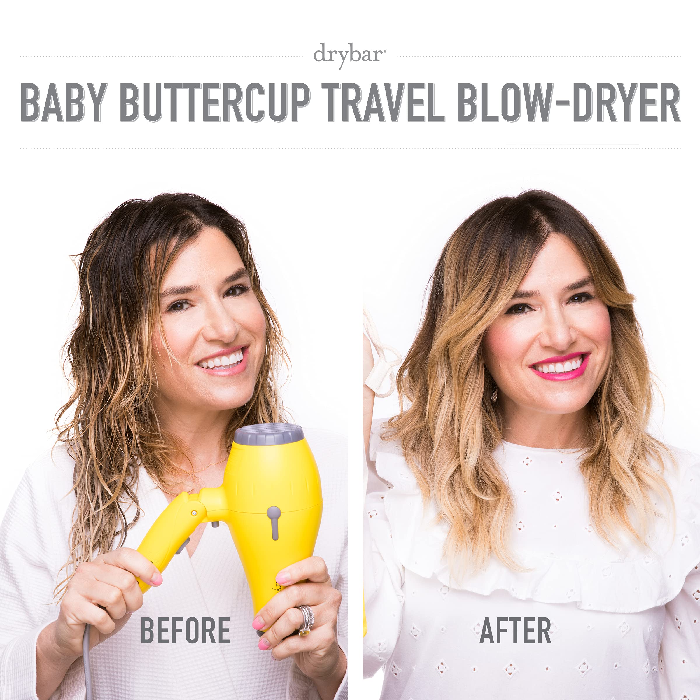 Drybar Baby Buttercup Travel Blow-Dryer, 1200 watts, Corded Electric