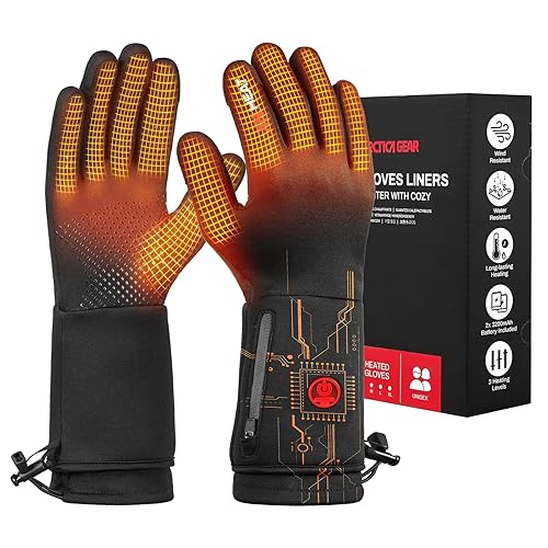Heated Gloves, Antarctica Gear Winter Liners Heating Gloves for
