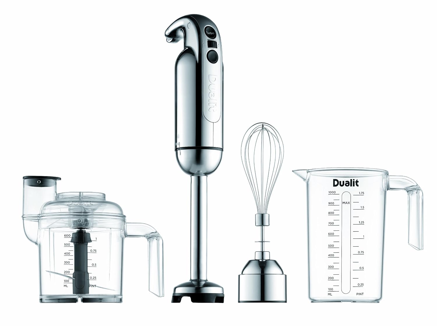 Dualit Hand Blender Set, Polished, Pack of 1