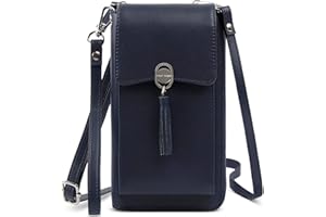 Pearl Angeli Small Crossbody Bag RFID Phone Wallet Women Cellphone Credit Card Purse with Adjustable Shoulder Strap