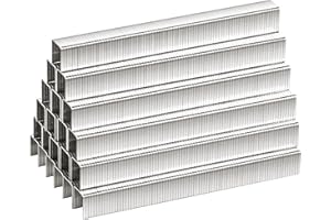 meite T-50 Stainless Steel Staples Marine, 1/2 Inch Heavy Duty Staples for Staple Gun - 1512 Counts, 20 Gauge 3/8 Inch Crown T-50 Upholstery Staple for Marine Applications
