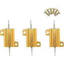 Résistance Bobinée à Dissipateur Aluminium, 0.22 Ohm ± 5%, 25w