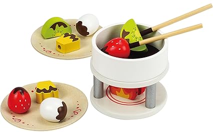 Hape E3132 - Schokoladen-Fondue, Holzspielzeug