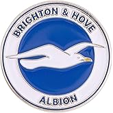 Desert Cactus Brighton & Hove Albion FC Lapel Pins BHAFC Seagulls Club Soccer Logo Enamel Made of Metal (Pin A)