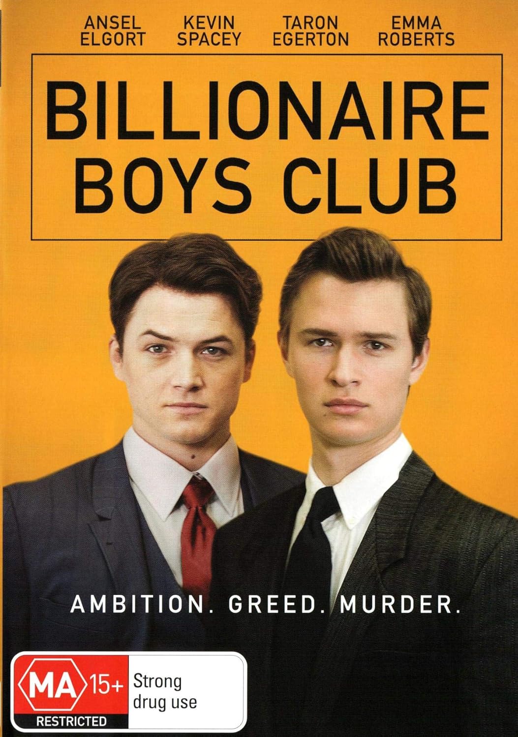 Amazon Com Billionaire Boys Club Ansel Elgort Taron Egerton Non Usa Format Region 4 Import Australia Ansel Elgort Taron Egerton Emma Roberts Ryan Rottman James Cox Movies Tv