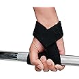Sunny Health & Fitness Lifting Straps with Neoprene Padding, 2000lb Weight Capacity Heavy Duty Workout Wrist Straps for Weightlifting and Cross Training (Pair), Black