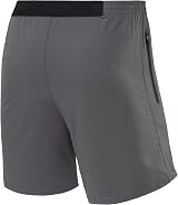 TCA Elite Running Shorts Men Zip Pockets Gym Shorts Asphalt S view 3