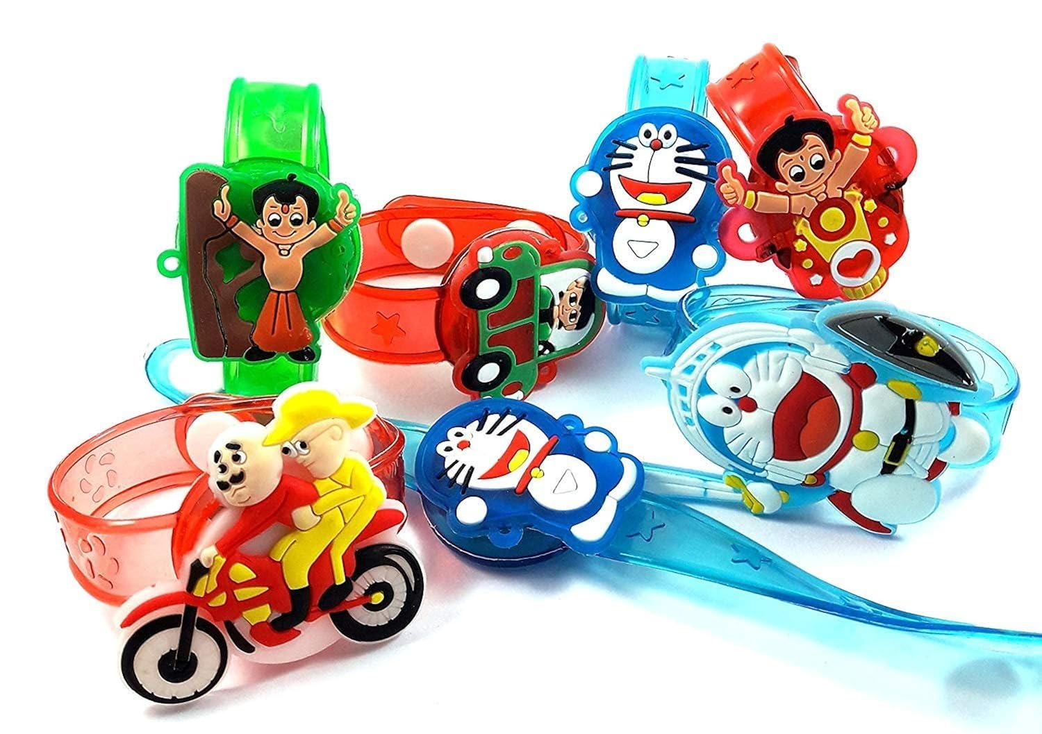 grasme cartoon characters led light bracelets rakhi gifts for kids (ben 10)