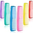 Leinuosen 24 Pieces Hair Combs Set Plastic Hair Comb for Women and Men, Fine Dressing(Yellow, Purple, Green, Blue, Red, Pink)