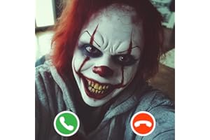 Creepy Clown Prank Call: Fake Video & Audio Call for Scary Fun