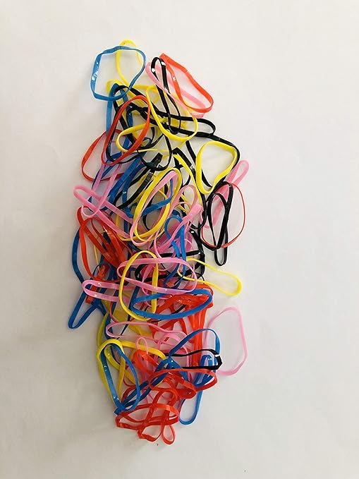 Amazon Com 97pcs Small Bbay Girl Elastic Hair Bands Rubber Hair