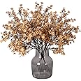 6Pcs Babys Breath Artificial Flowers Bulk Real Touch Flowers Fake silk Flowers Bulk for Home Decoration Kitchen Fall Indoor Bouquet Floral Table Arrangement Centerpieces Festival Decor(Champagne )