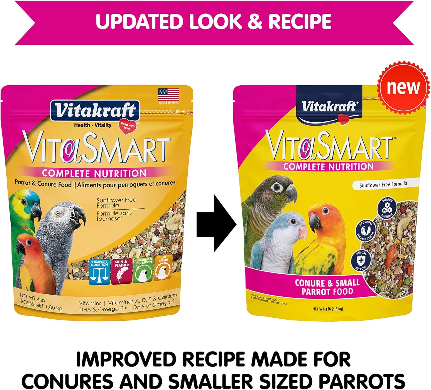 vitakraft amazonian parrot food