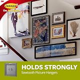 Command Wire-Backed Picture Hanger Value Pack 3 Hangers 6 Strips White view 3