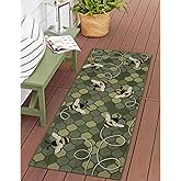 Liora Manne Esencia Machine Washable Non-Slip Low Profile Indoor/Outdoor Mat-Transitional, Novelty, Garden, Whimsical, Bee Fr