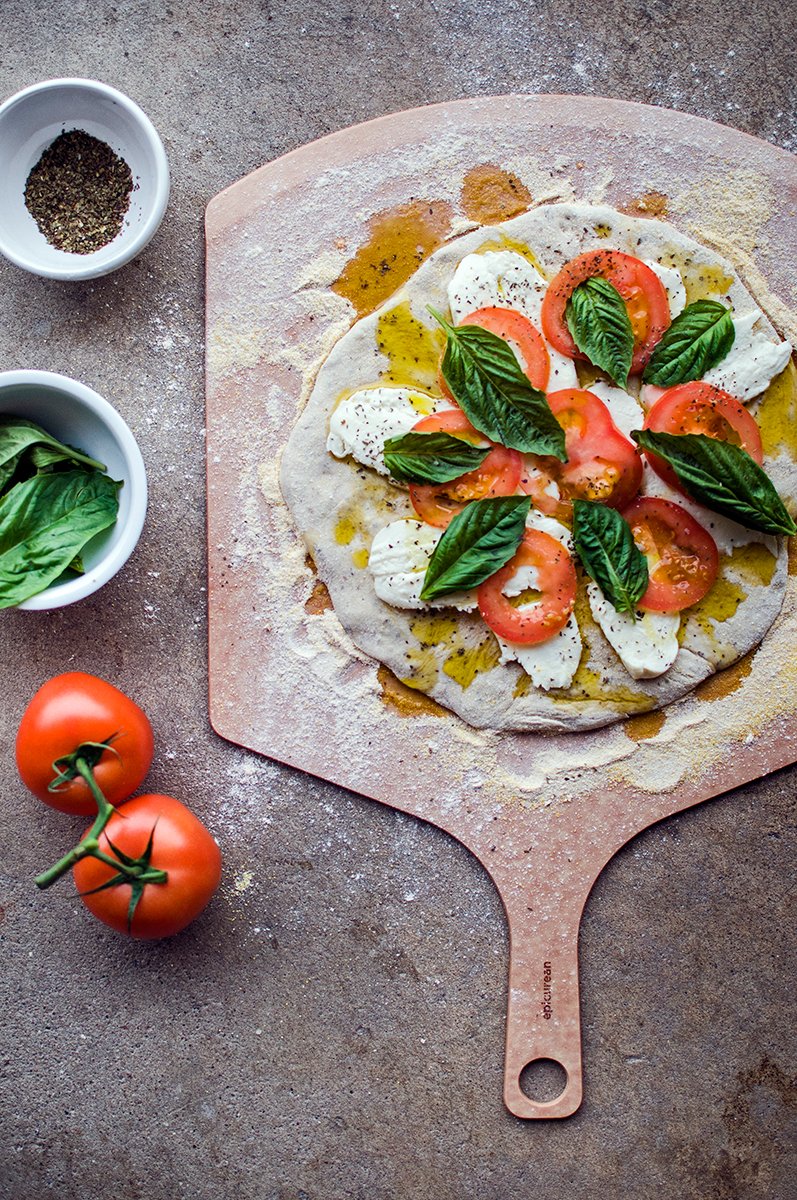 Epicurean Pizza Peel, 21-Inch by 14-Inch, Natural