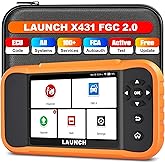 LAUNCH X431 Creader Elite 2.0 FGC OBD2 Scanner,ECU Code, Bi-Directional Scan Tool for Ford, for GM, for Chrysler,100+ Reset, 