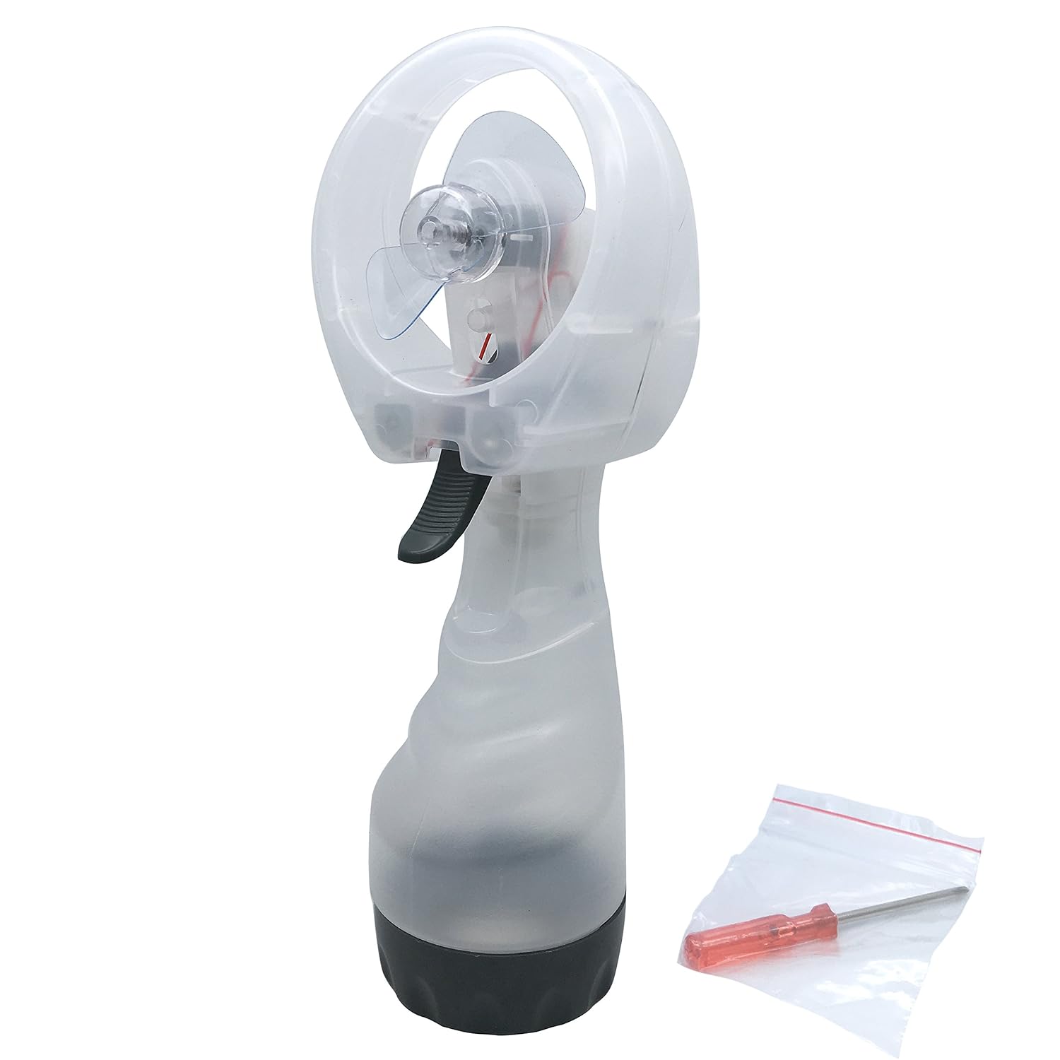 FitLit Portable Hand Held Mini Water Spray Cooling Fan Battery Power