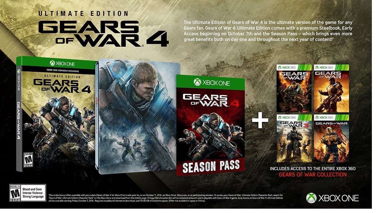 gears of war 5 steelbook