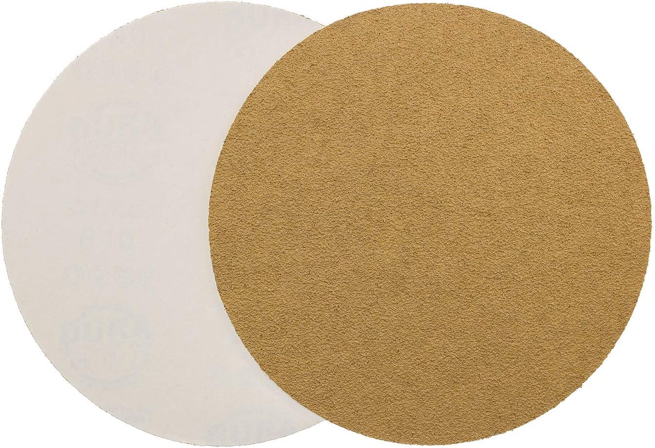 Dura-Gold - Premium - 40 Grit 8" Gold PSA Self Adhesive Stickyback Sanding Discs for DA Sanders - Box of 10 Sandpaper Finishing Discs for Automotive and Woodworking - - 