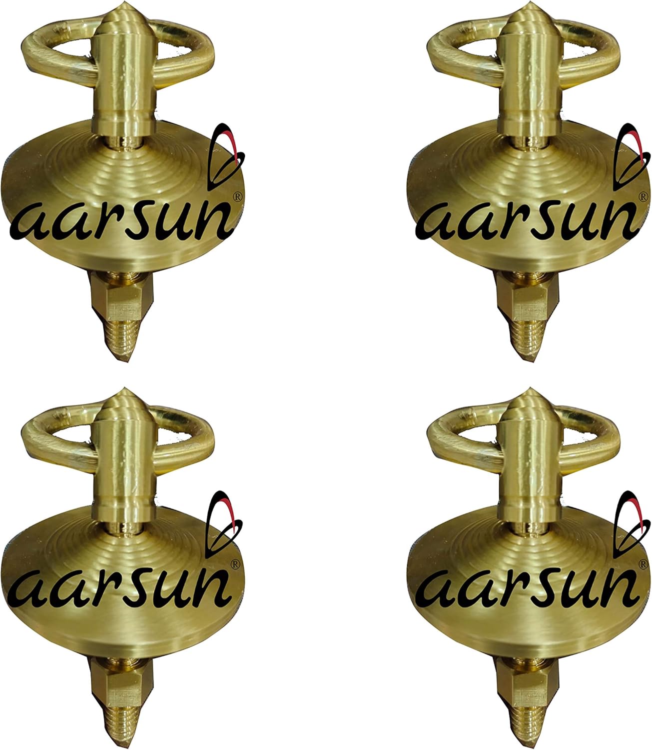 Aarsun Brass Jhula Chain Ring Hooks with fine Finish Swing Hooks, Jhula