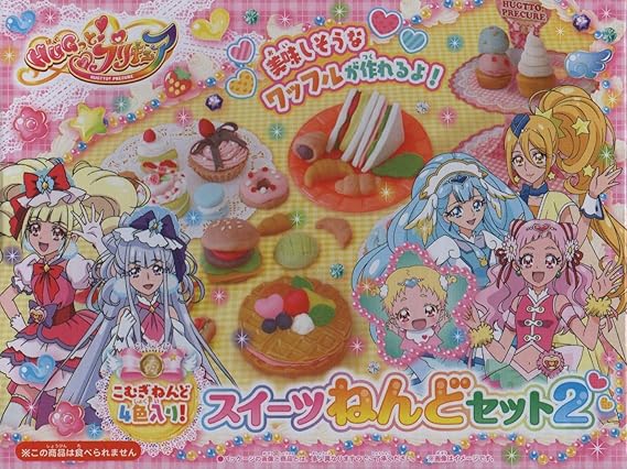 Hugっと プリキュア こむぎねんど4色入り スイーツねんどセット2美味しそうなワッフルが作れるよ おもちゃ おもちゃ Amazon
