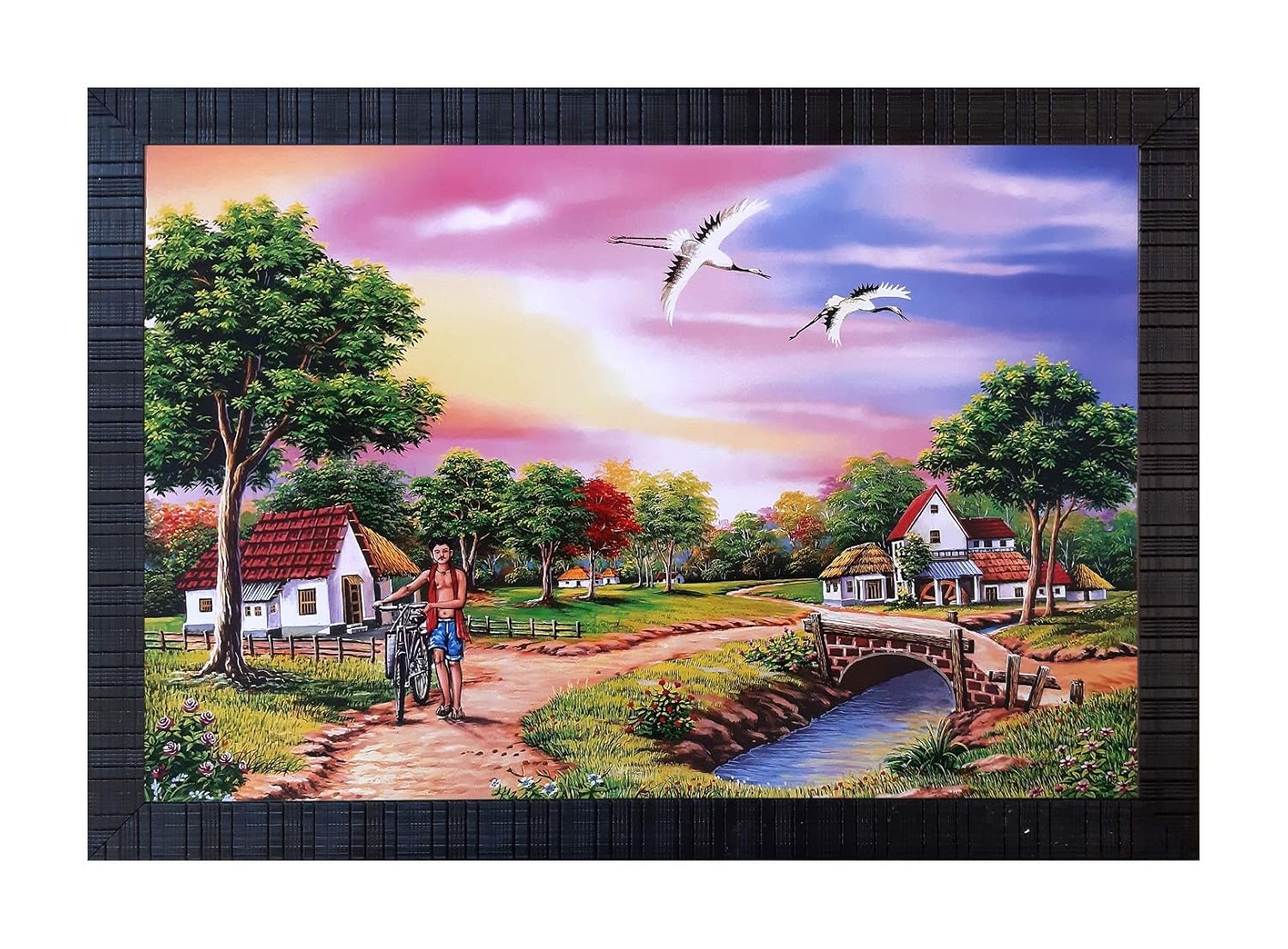 Buy Shree Handicraft Home décor (12 inch * 18 inch) Beautiful Scenery Photo Frame for livingroom