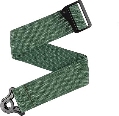 D'Addario Auto Lock Polypro Guitar Strap Green