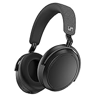 ゼンハイザー Sennheiser ワイヤレスヘッドホン MOMENTUM 4 Wireless Black 高性能ドライバー ノイズキャンセリング 60時間再生 タッチパネル 低遅延 aptX Adaptive マルチポイント