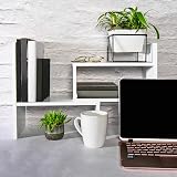 Maison & White Adjustable Desk Storage Organiser 2 Drawers 2 Shelves view 4