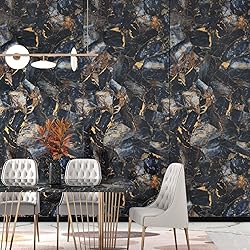 Black/Purple Marble Contact Paper for Countertops