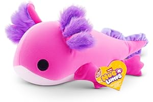 Hug-A-Lumps Axolotl Ally by ZURU, Small, 1.65 lbs, Cuddly Squishy Weighted Plush, Sleeping Pillow Plush, Stuffed Animal (Axolotl)