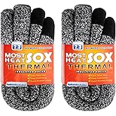 Chalier Thermal Socks for Men Thick Insulated Heated Socks Winter Warm Sock for Cold Weather