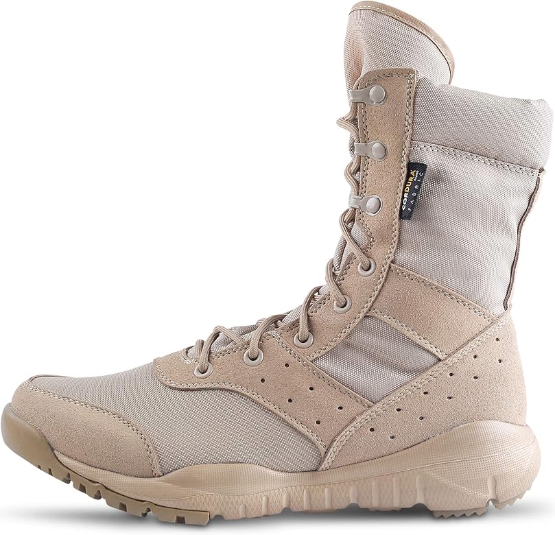 tan suede combat boots