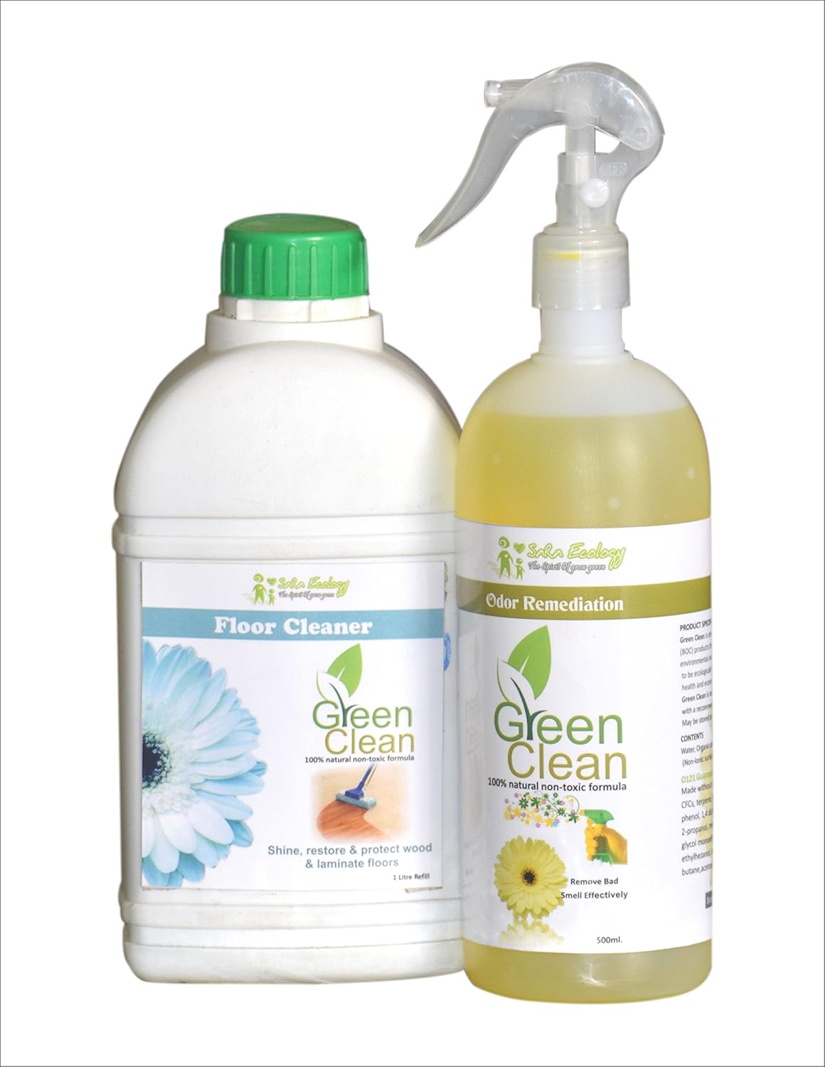Green Clean Floor Cleaner And Odor Remediation 100 Natural Non