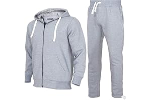 Fixha Men's Tracksuits Sweatsuits 2 Piece Casual Sweat Jogging Suit Set Athletic Full Zip Hoodies and Sweatpant Outfits