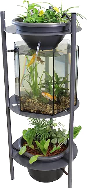 Urbanleaf Acuario acuaponia SYMBIUM 120, jardín de interior, fácil