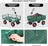 Panana Heavy Duty Garden Cart 700kg Capacity with Removable Sides view 3