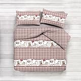 Bassetti completo lenzuola copriletto matrimoniale Lets Play Gatti Micio H384: Amazon.it: Casa e ...