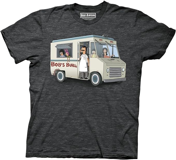 Bob's Burgers Food Truck Gang Mens TShirt Clothing