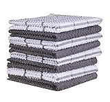 AMOUR INFINI Cotton Kitchen Dish Cloths Set of 8