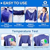 Sukeen Cooling Towel 40x12 Pink Dark Blue Quick Dry Sport Camping view 8