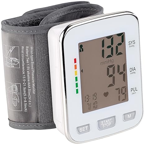 Newgen Medicals – Tensiómetro: Med. Tensiómetro de muñeca, XL de pantalla, 2