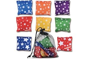 RaboSky Small Bean Bags for Kids Tossing, Mini Beanbags Toss Toy for Toddler Preschool Prek Daycare Supplies Classroom Circle Time Home Schooling Indoor Outdoor Backyard Activities Cornhole Game