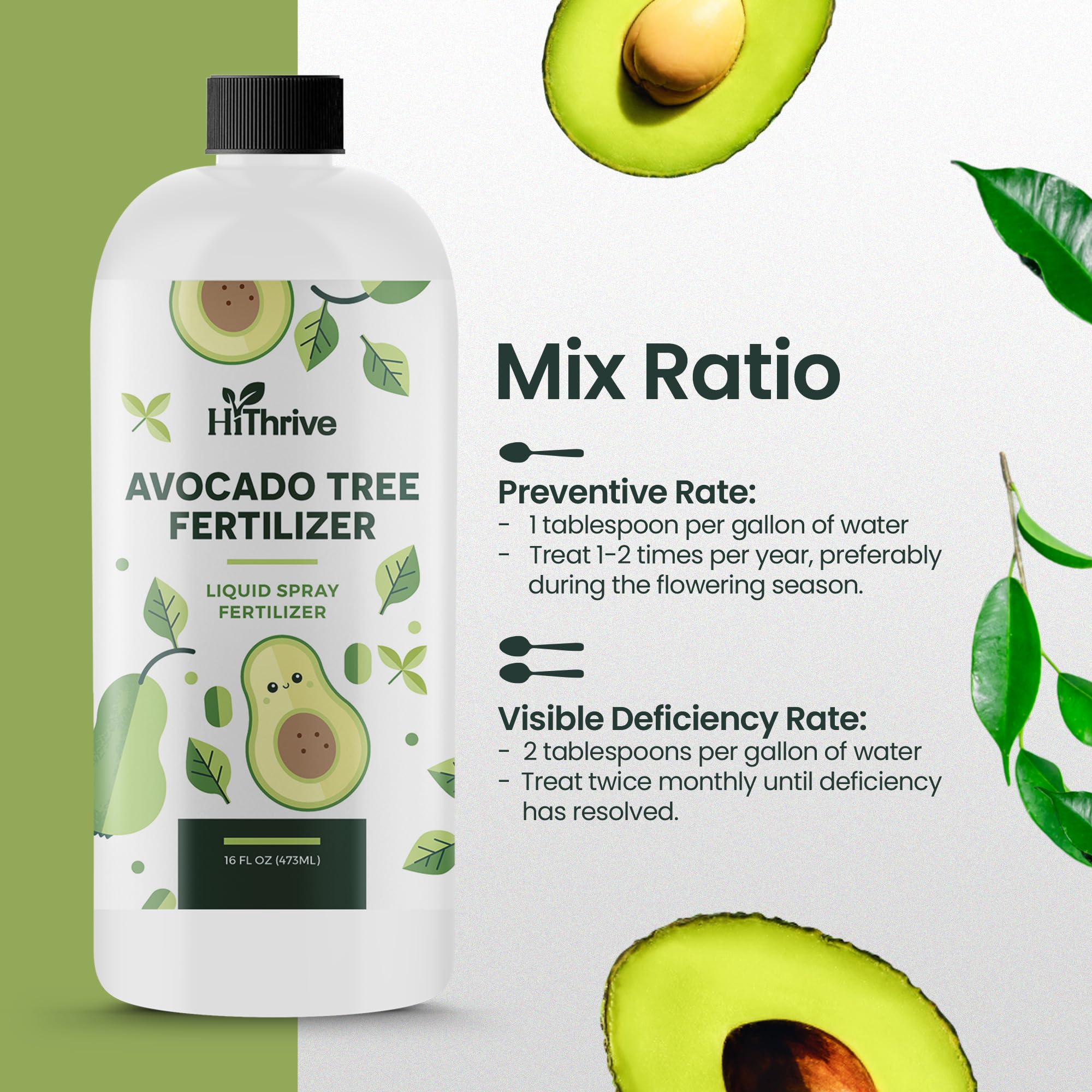 16oz Fruit Tree Fertilizer For Avocado Trees Makes 32 Gallons Of
