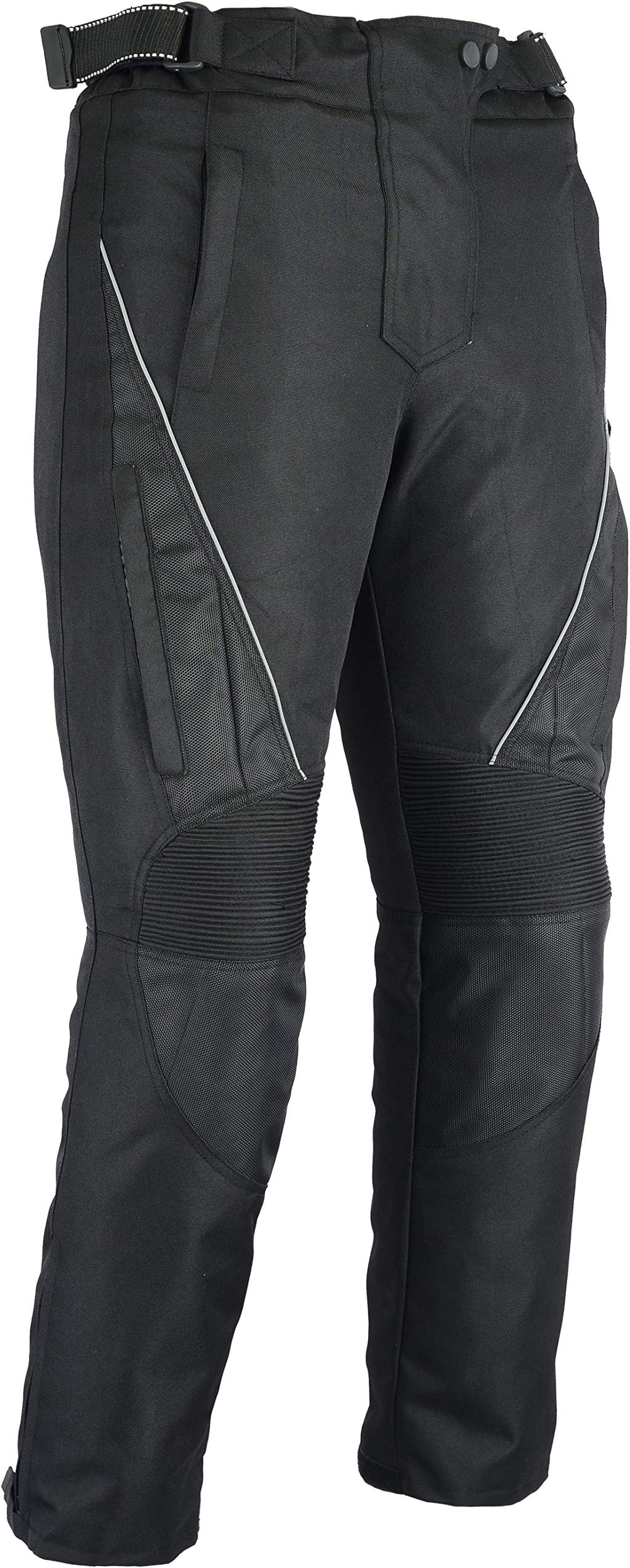 Bikers Gear Australia New Ladies Jazz Waterproof Motorcycle Trousers Black with Venting Removable Thermal Liner and CE1621-1 Armour