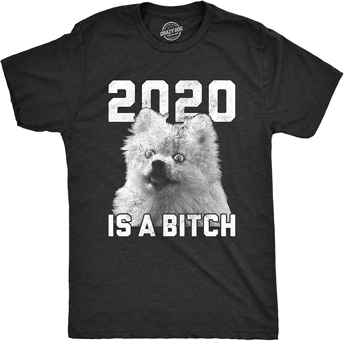 Crazy Dog Tshirts Mens 2020 is A Bitch Tshirt Funny Dog Puppy