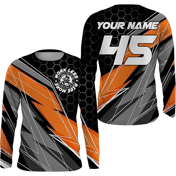 Custom Motocross Jersey Custom Motorcycle Jersey UPF30+ UV